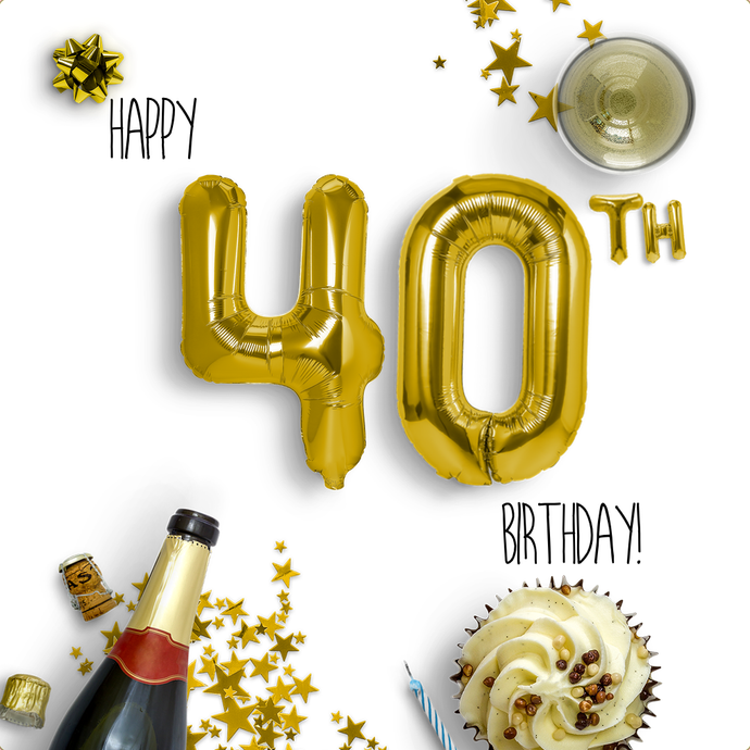 40th Birthday Card